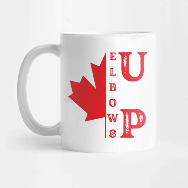 elbows-up by Creatifly Graphic Tees